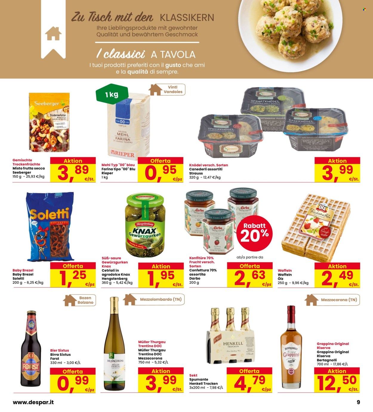 Volantino Interspar - 27/8/2026 - 10/9/2026. Pagina 9