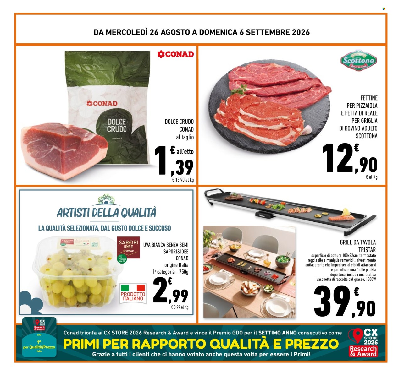 Leták Conad Superstore - 26.8.2026 - 8.9.2026. Strana 8