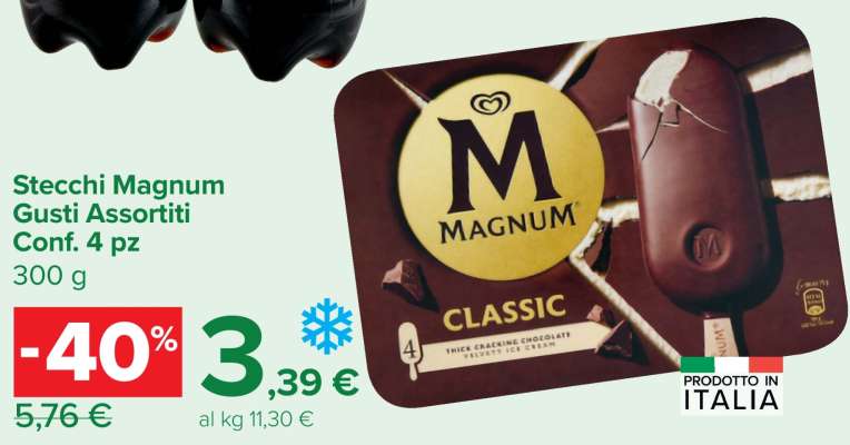 Stecchi Magnum Gusti Assortiti Conf. 4 pz