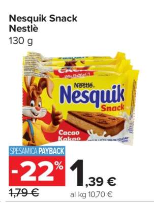 Nesquik Snack Nestlé