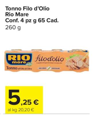 Tonno Filo d’Olio Rio Mare