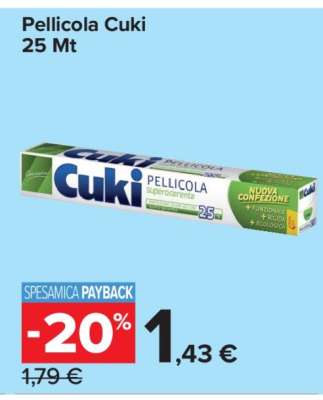 Pellicola Cuki 25 Mt