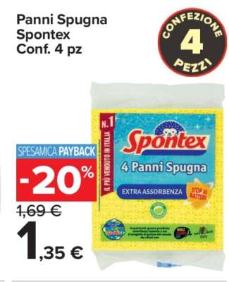 Panni Spugna Spontex
