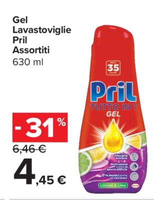 Gel Lavastoviglie Pril Assortiti