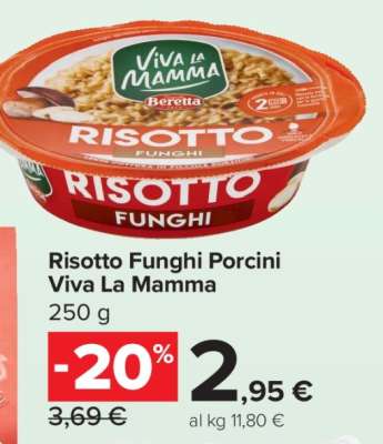 Risotto Funghi Porcini Viva La Mamma
