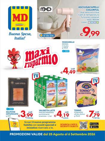 Volantino MD Discount - 25/8/2026 - 6/9/2026.