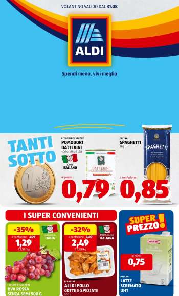 Volantino Aldi - 31/8/2026 - 6/9/2026.