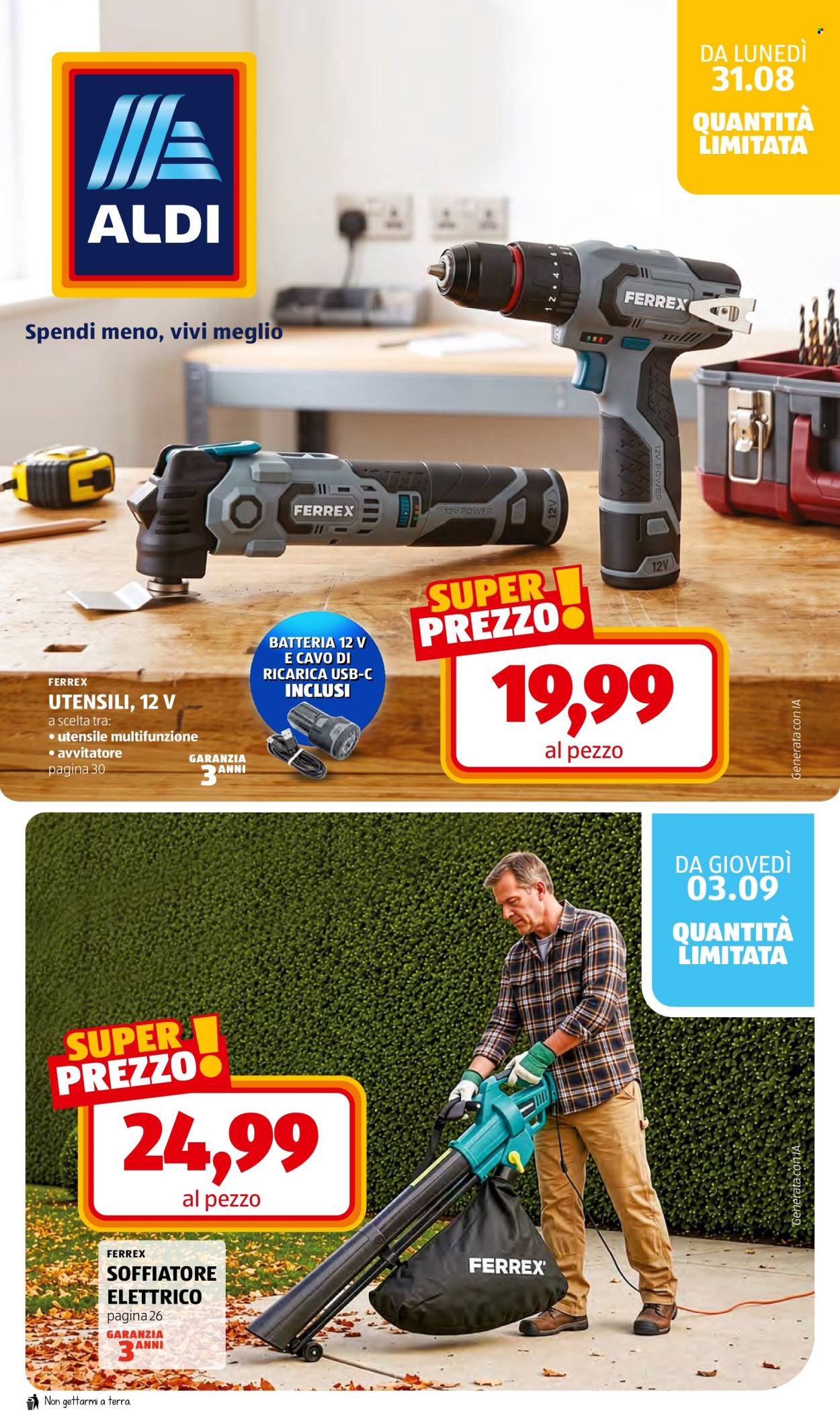 Volantino Aldi - 31/8/2026 - 6/9/2026. Pagina 34