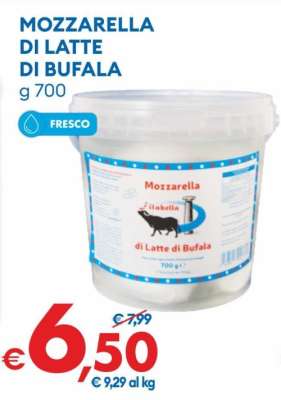 MOZZARELLA DI LATTE DI BUFALA