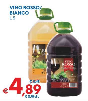 VINO ROSSO/BIANCO