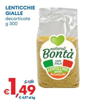 LENTICCHIE GIALLE