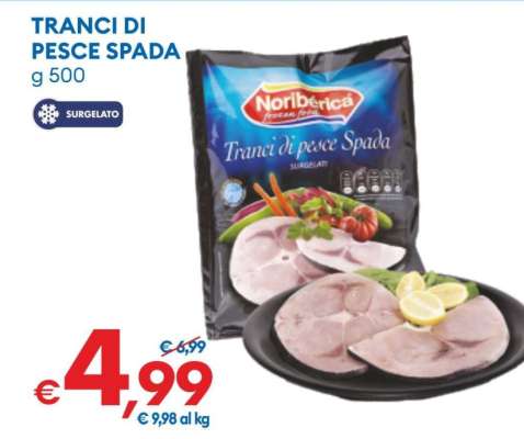 Tranci di Pesce Spada