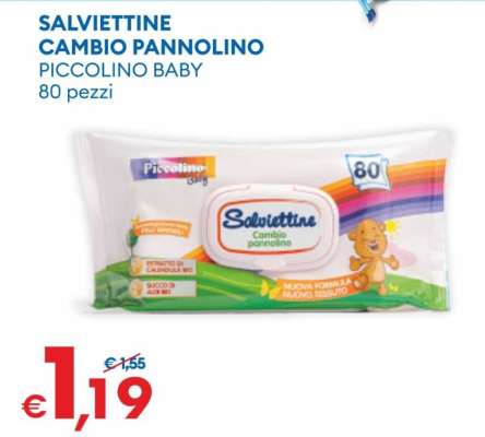 SALVIETTINE CAMBIO PANNOLINO