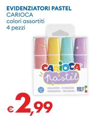 EVIDENZIATORI PASTEL