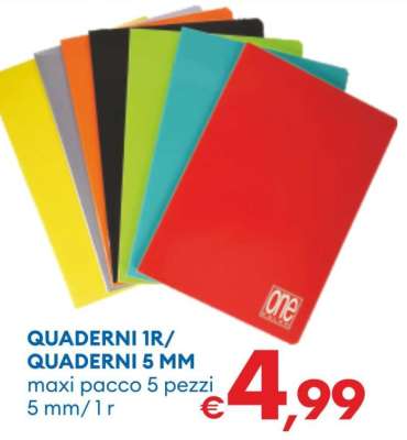 QUADERNI 1R/QUADERNI 5 MM