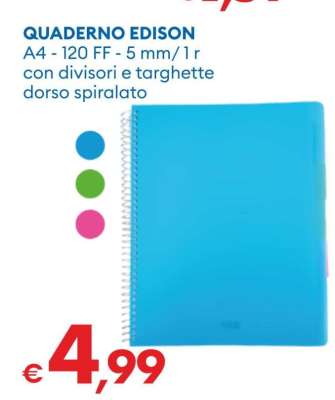 QUADERNO EDISON