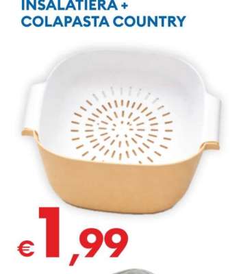 INSALATIERA + COLAPASTA COUNTRY