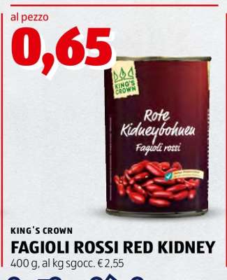 KING'S CROWN FAGIOLI ROSSI RED KIDNEY