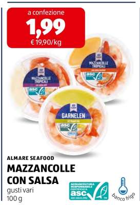 ALMARE SEAFOOD MAZZANCOLLE CON SALSA