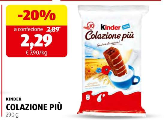 KINDER COLAZIONE PIÙ