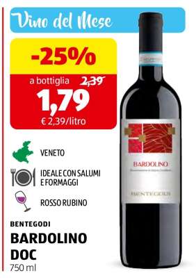 BENTEGODI BARDOLINO DOC