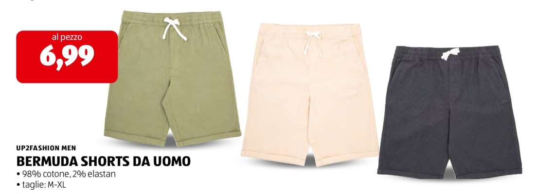 BERMUDA SHORTS DA UOMO