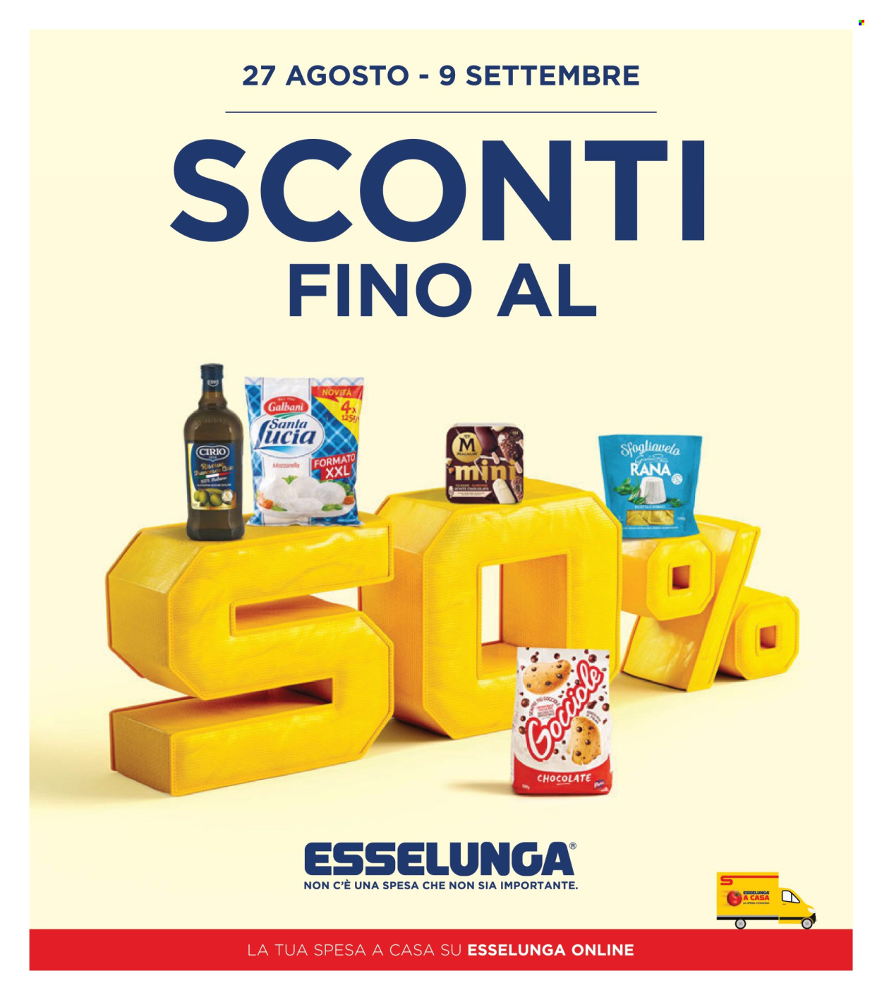Volantino Esselunga - 27/8/2026 - 9/9/2026. Pagina 1