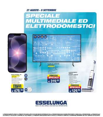 Volantino Esselunga - 27/8/2026 - 9/9/2026.