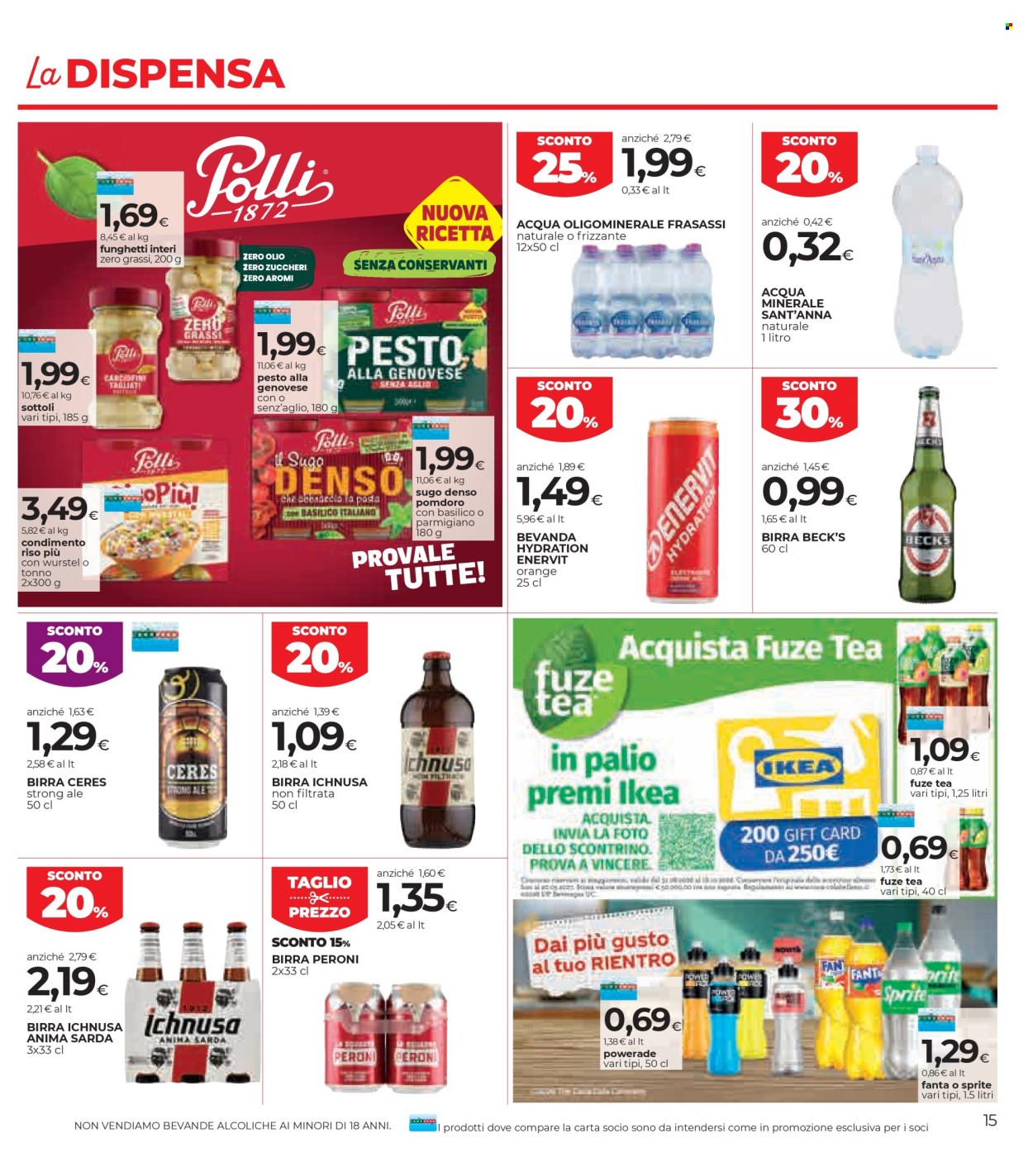 Leták Coop - 27.8.2026 - 9.9.2026. Strana 15