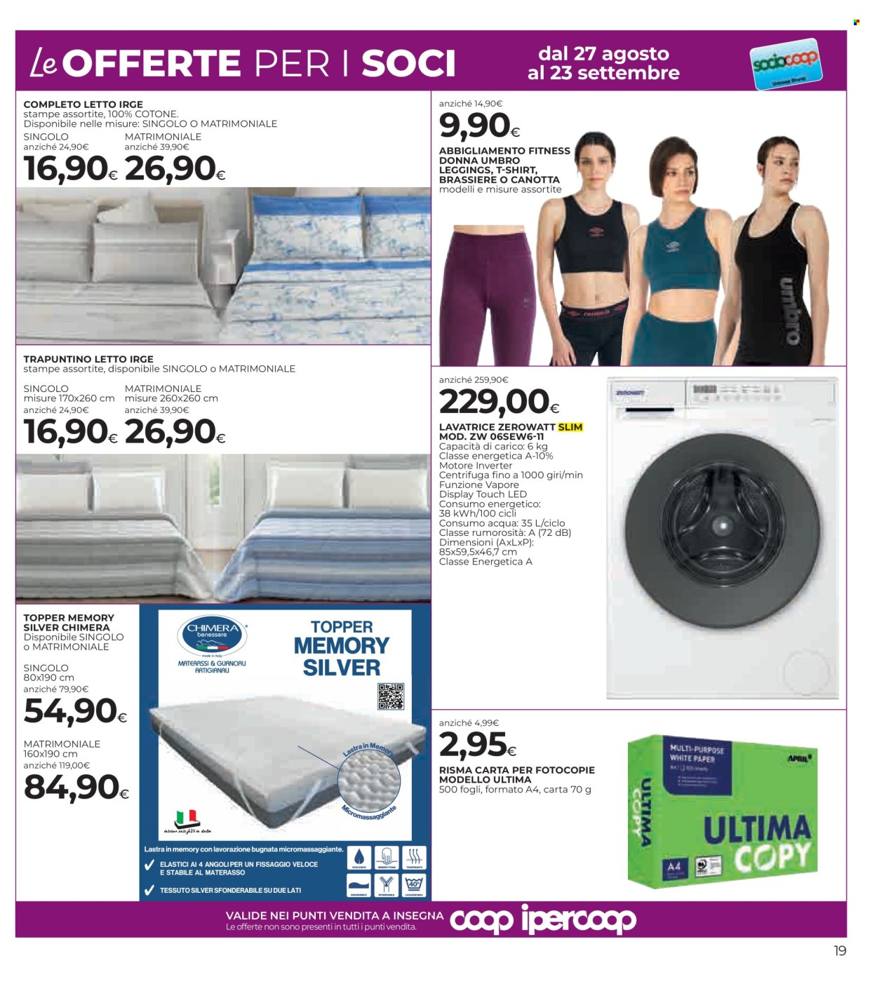 Volantino Coop - 27/8/2026 - 9/9/2026. Pagina 19