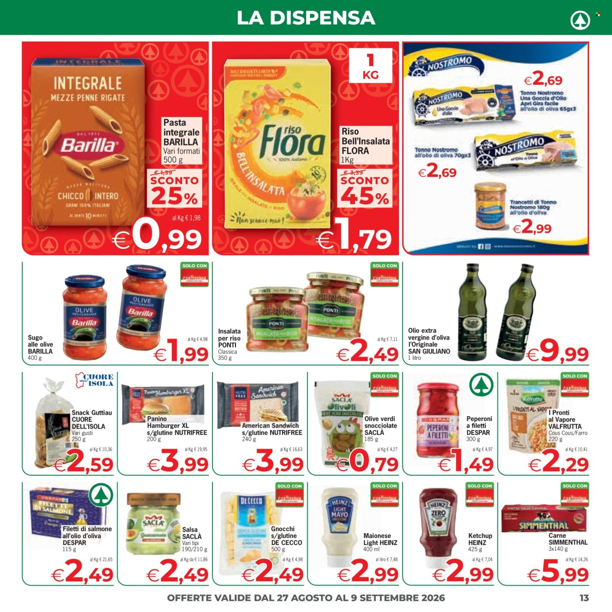 Leták Despar - 27.8.2026 - 9.9.2026. Strana 13