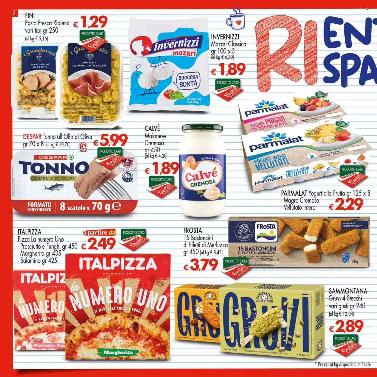 Volantino Eurospar - 27/8/2026 - 9/9/2026. Pagina 2