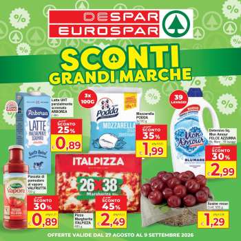 Volantino Eurospar - 27/8/2026 - 9/9/2026.