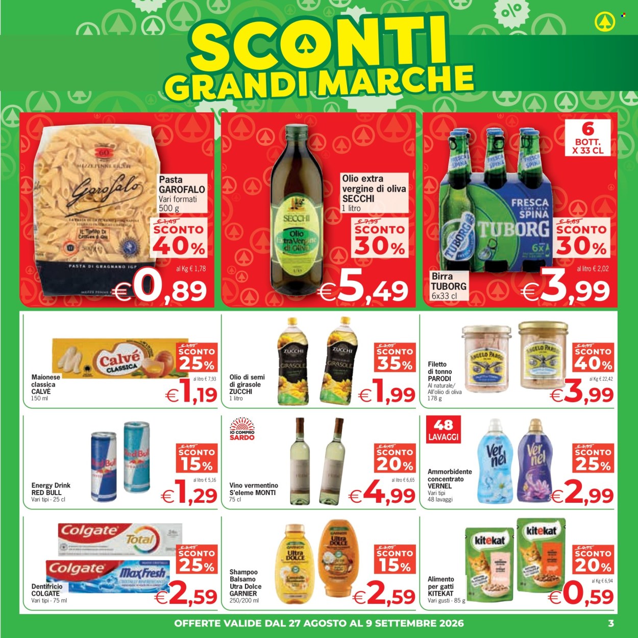 Volantino Eurospar - 27/8/2026 - 9/9/2026. Pagina 3