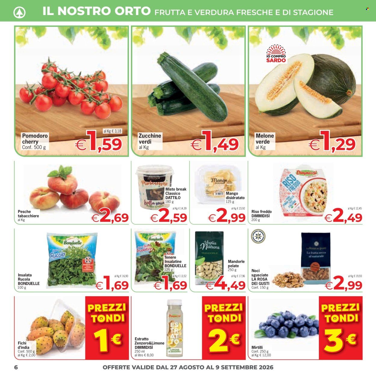 Volantino Eurospar - 27/8/2026 - 9/9/2026. Pagina 6