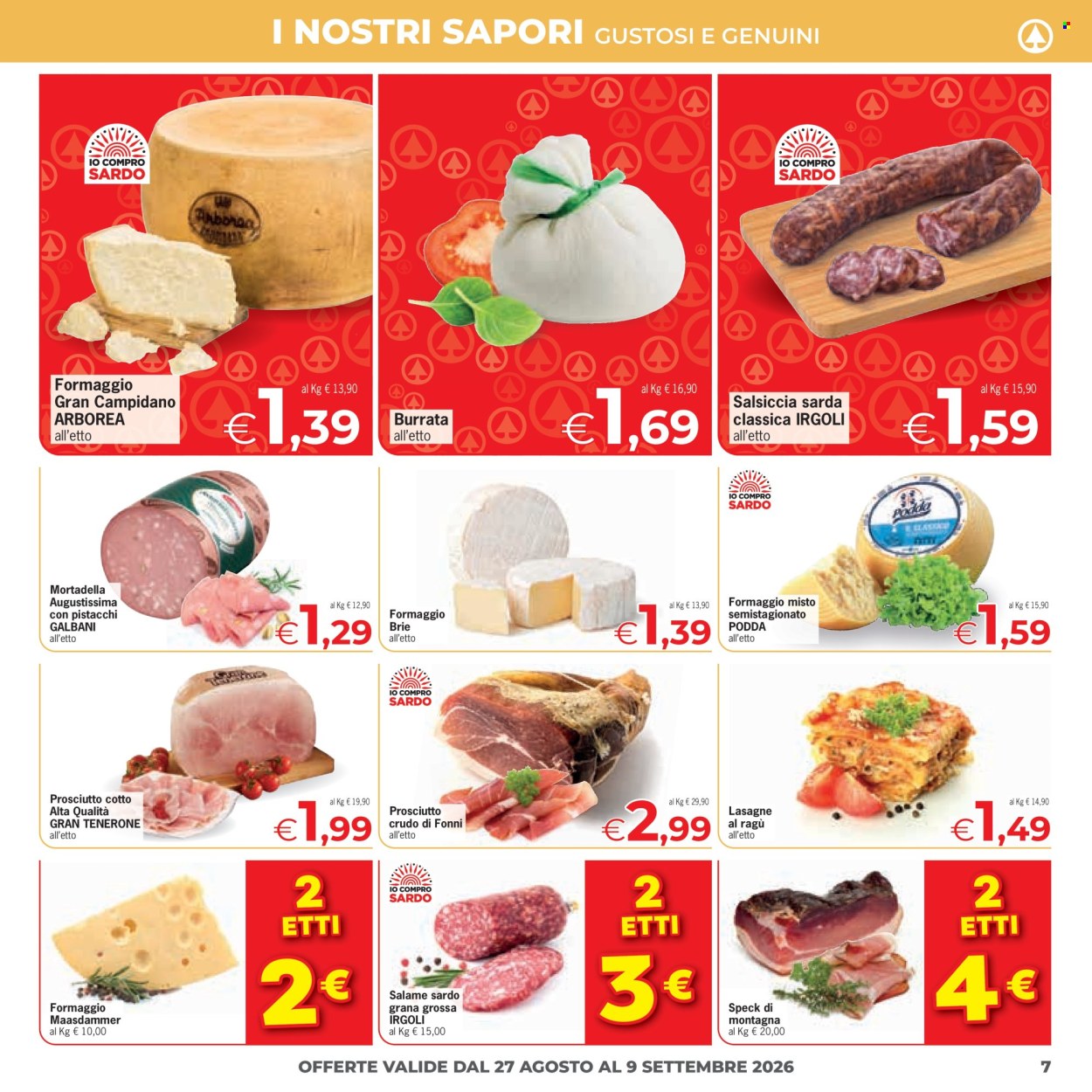 Volantino Eurospar - 27/8/2026 - 9/9/2026. Pagina 7