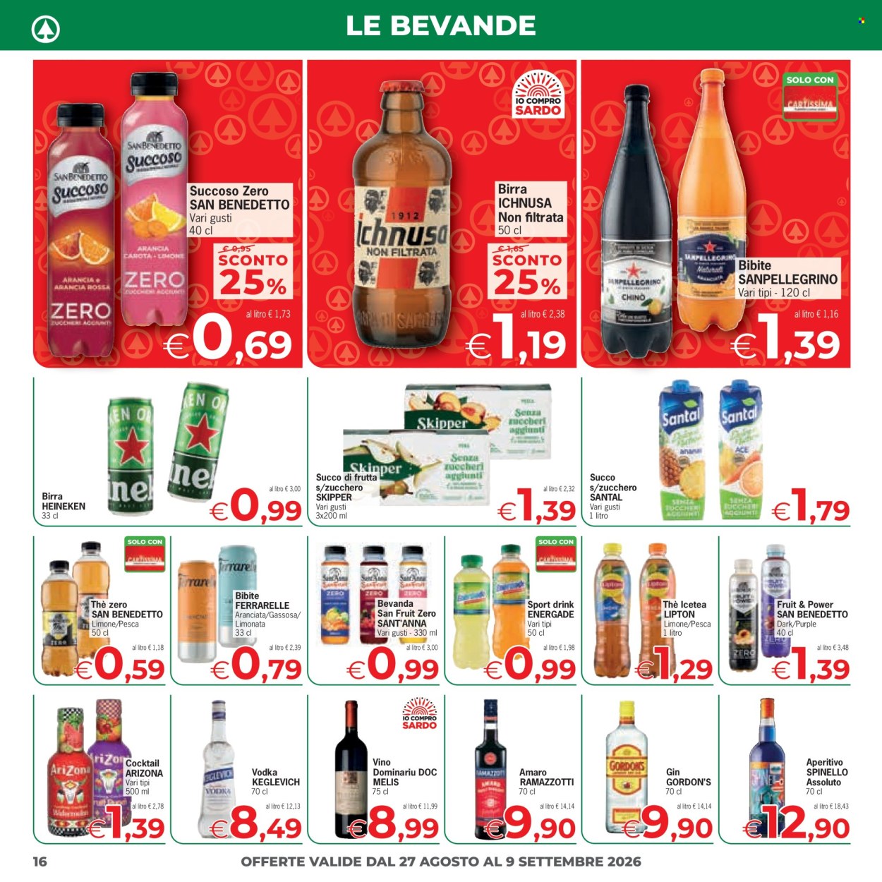 Leták Eurospar - 27.8.2026 - 9.9.2026. Strana 16