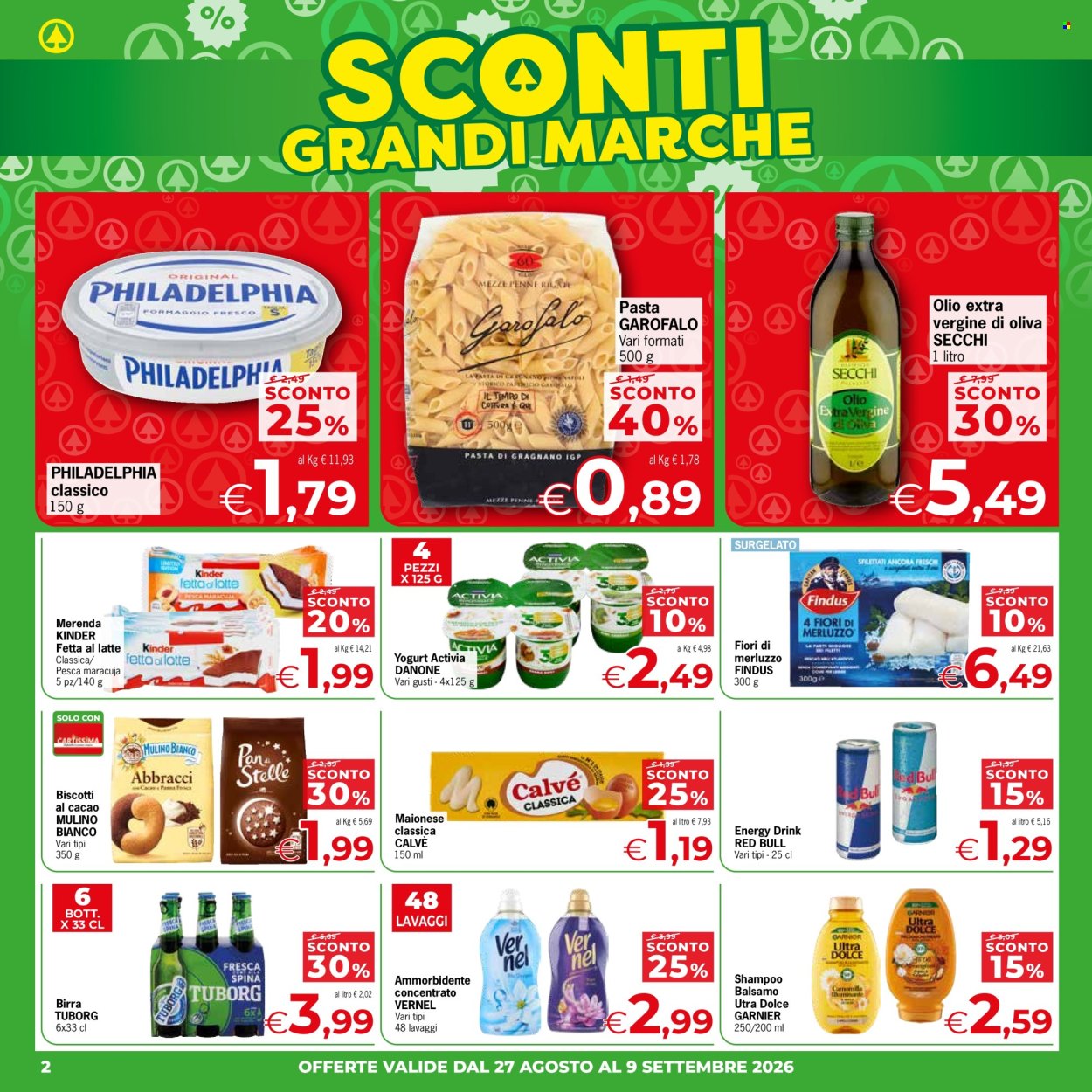 Volantino Eurospar - 27/8/2026 - 9/9/2026. Pagina 2