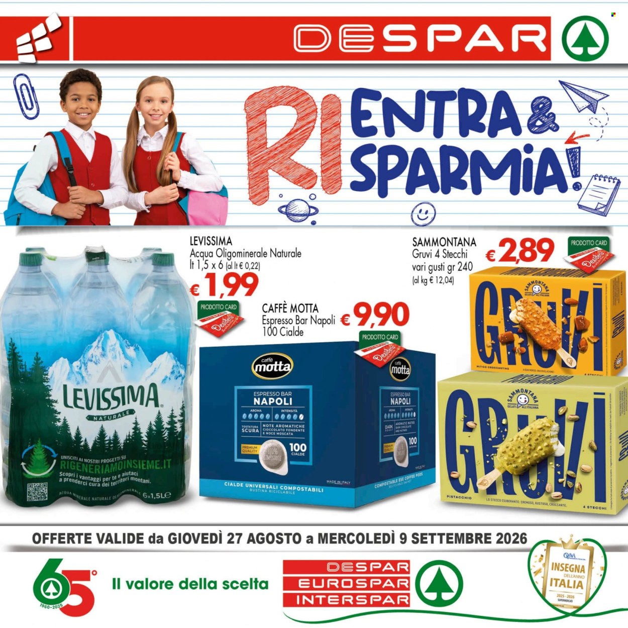 Volantino Interspar - 27/8/2026 - 9/9/2026. Pagina 1