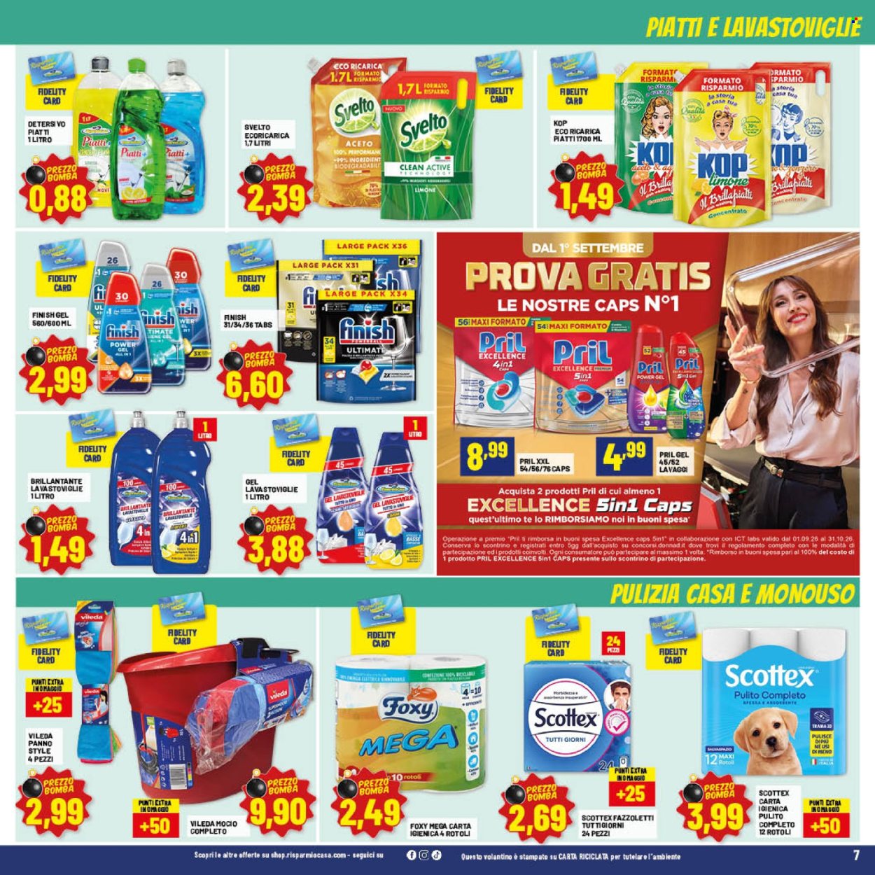 Volantino Risparmio Casa - 27/8/2026 - 13/9/2026. Pagina 7