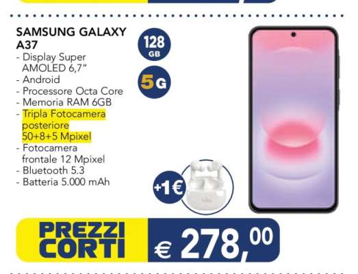 SAMSUNG GALAXY A37