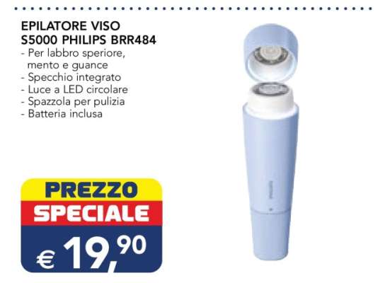 EPILATORE VISO S5000 PHILIPS BRR484