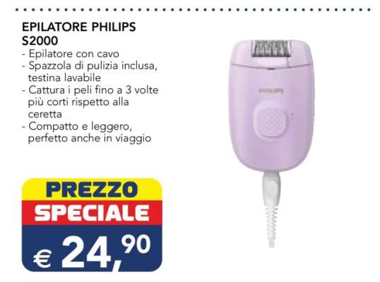 EPILATORE PHILIPS S2000