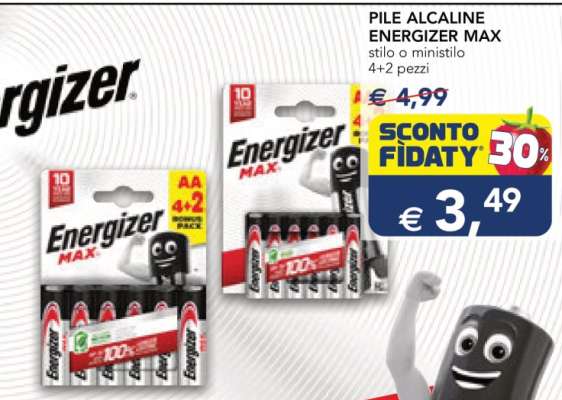 PILE ALCALINE ENERGIZER MAX