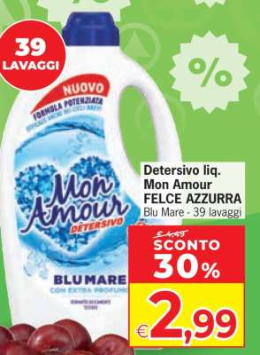 Detersivo liq. Mon Amour FELCE AZZURRA