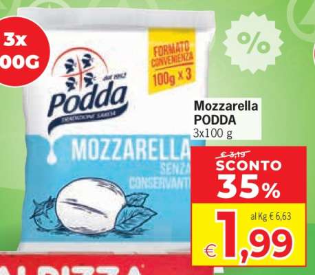 Mozzarella PODDA