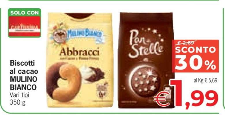 Biscotti al cacao MULINO BIANCO