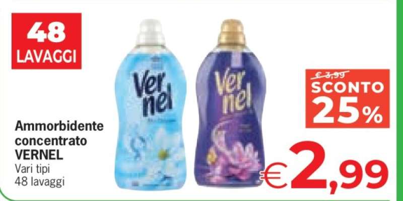 Ammorbidente Concentrato Vernel