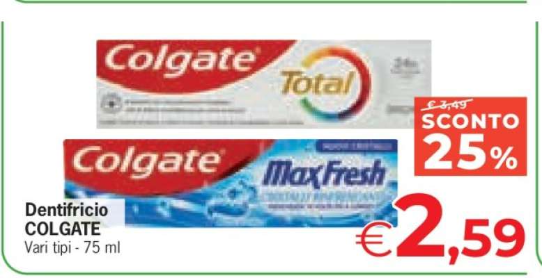 DENTIFRICIO COLGATE