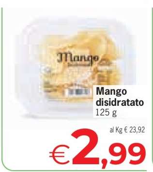 MANGO DISIDRATATO